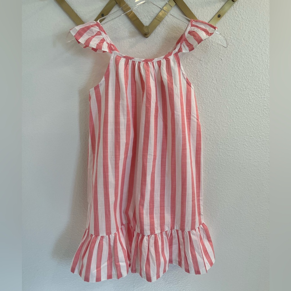 NWT Crazy 8 Striped Poplin Dress 10-12